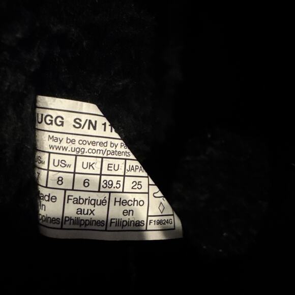 UGG Venture Daze Ultra Mini Black Men's Size 7/ Women’s 8 Boots 1158200 - Picture 8 of 16